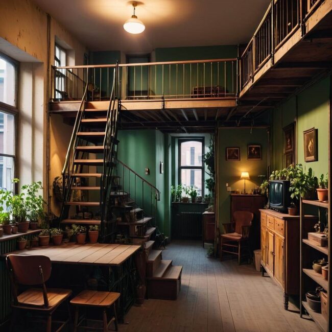 Antresola jako miejsce do przechowywania rzeczy