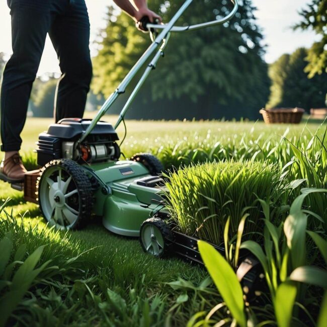 Bezpieczeństwo koszenia trawy bez kosza