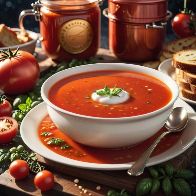 Jak zamrozić domową zupę pomidorową