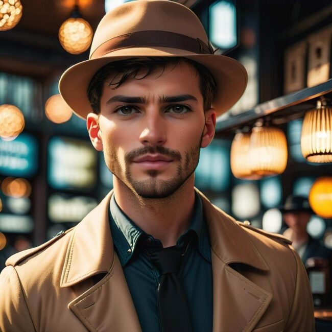Klasyczne męskie kapelusze