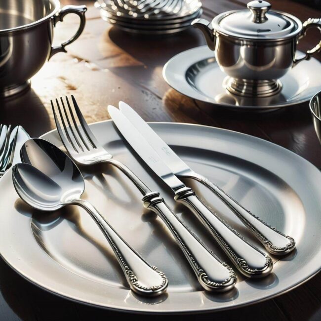 Metody czyszczenia srebrnych łyżek