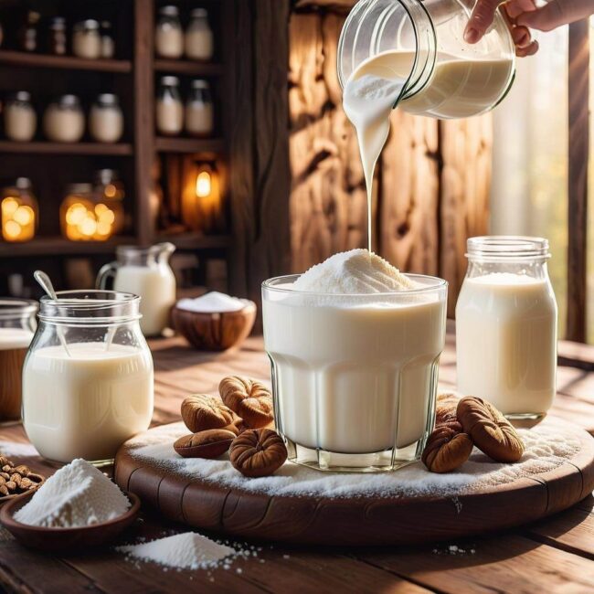 Owsiane napoje jako substytut mleka w proszku