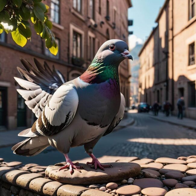 Pochodzenie dzikiego gołębia