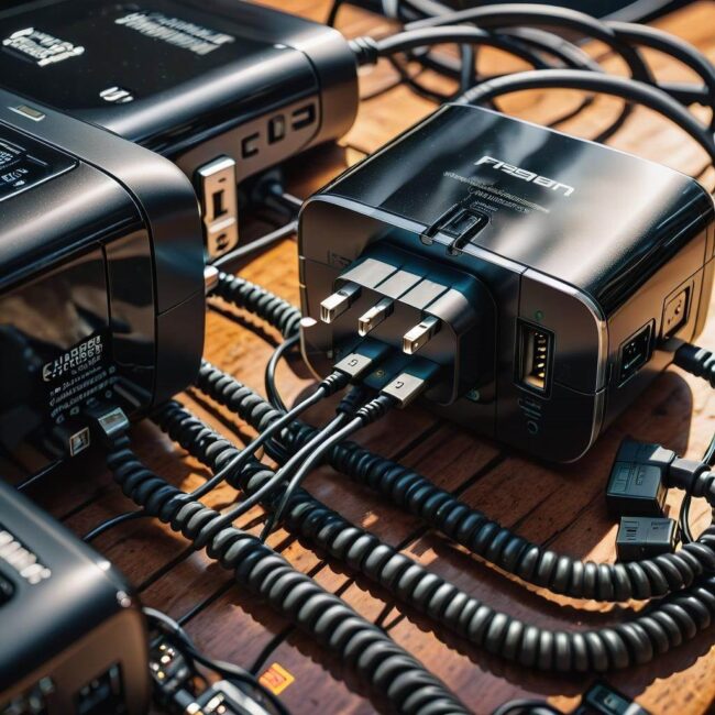 Prąd ładowarki do smartfona w domu