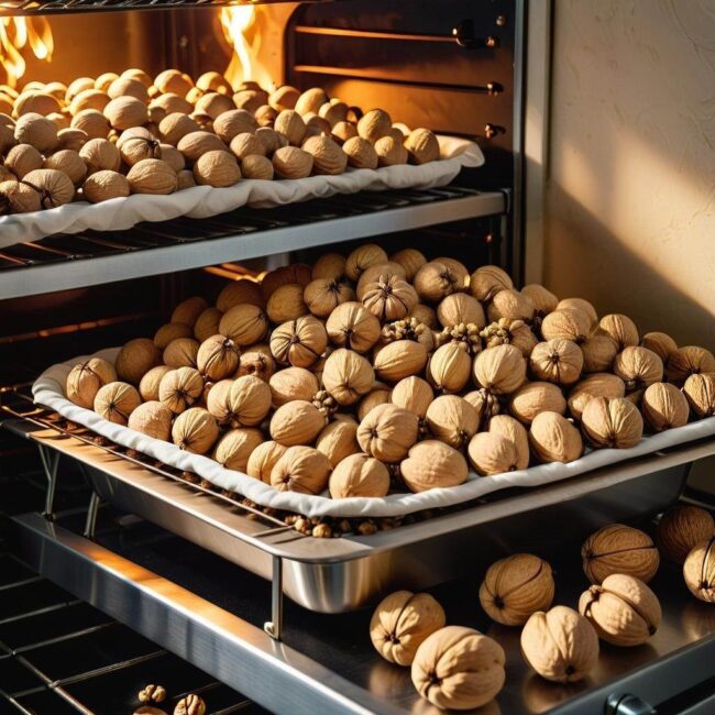 Proces suszenia orzechów włoskich krok po kroku