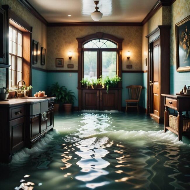 Sny o zalanym salonie