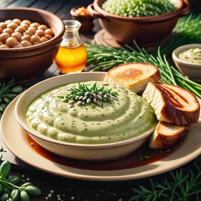 Sos szczypiorkowy do warzyw na ciepło